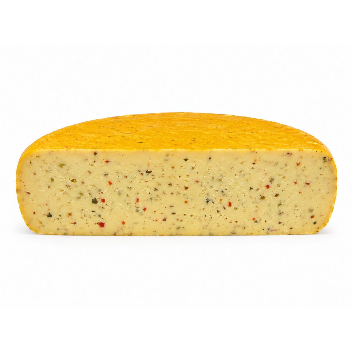 Kaaswiel met gemengde kruiden en jalapeño